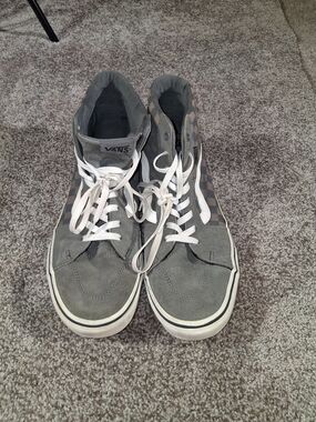 Vans Filmore Y2k Hi Top Grey Checkerboard High-Top Sneakers